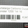 Carbon plate holder Ducati Monster 1200 '14-'16 - Image 5