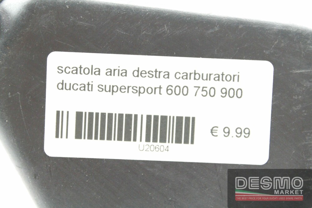 scatola aria destra carburatori ducati supersport 600 750 900