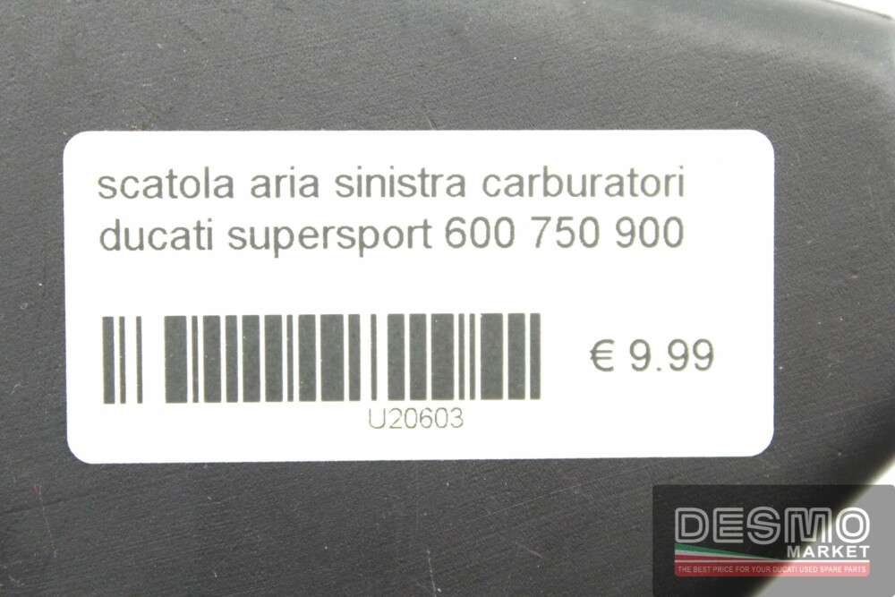 scatola aria sinistra carburatori ducati supersport 600 750 900