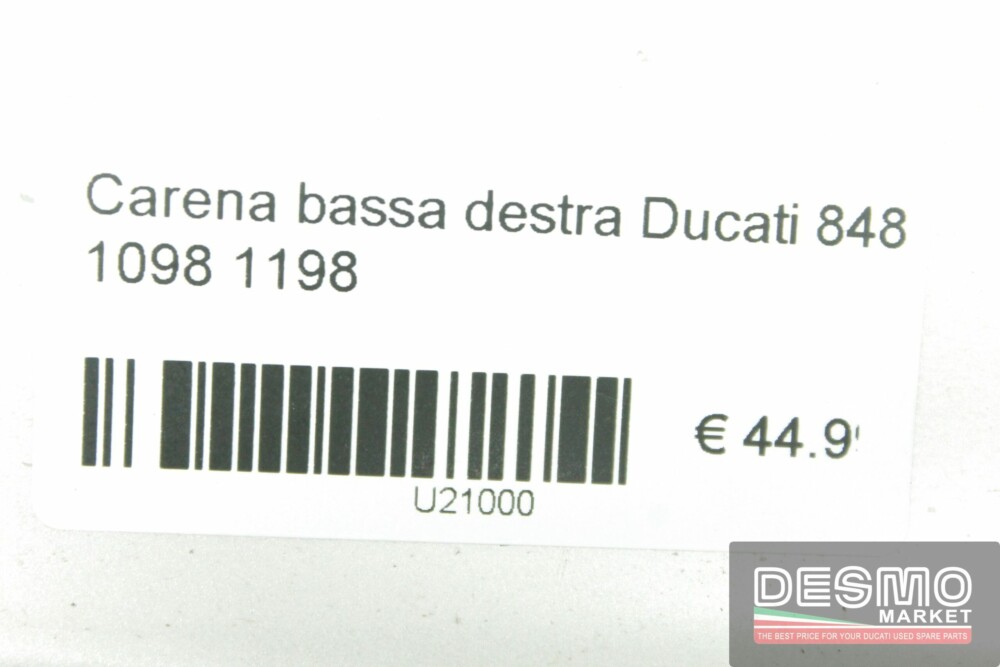 Carena bassa destra Ducati 848 1098 1198