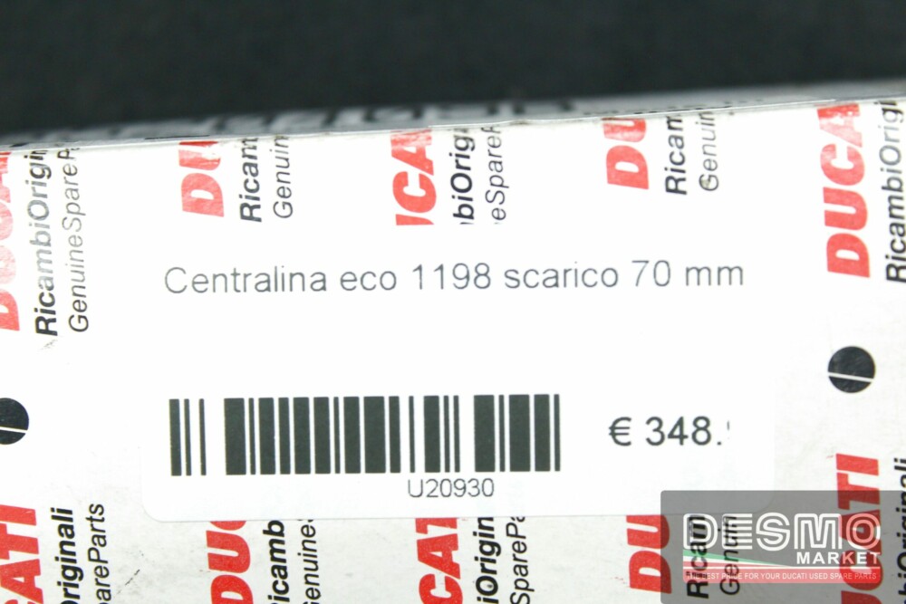 Centralina eco Ducati 1198 scarico 70 mm