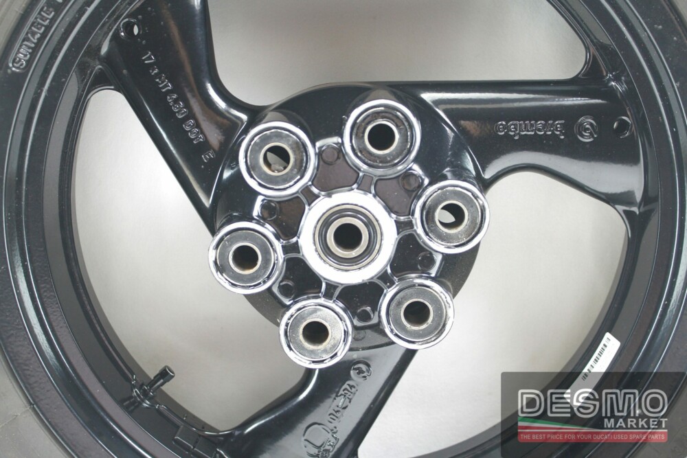 Cerchio ruota posteriore 4,5×17 Ducati Monster Supersport nero