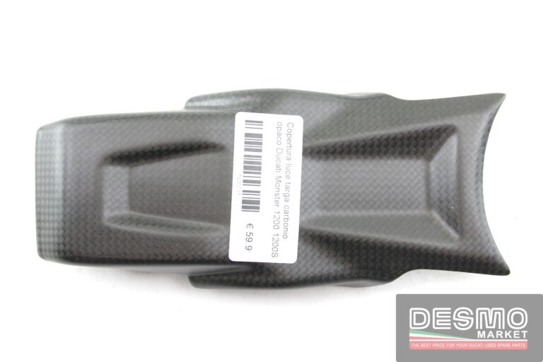Copertura luce targa carbonio opaco Ducati Monster 1200 1200S