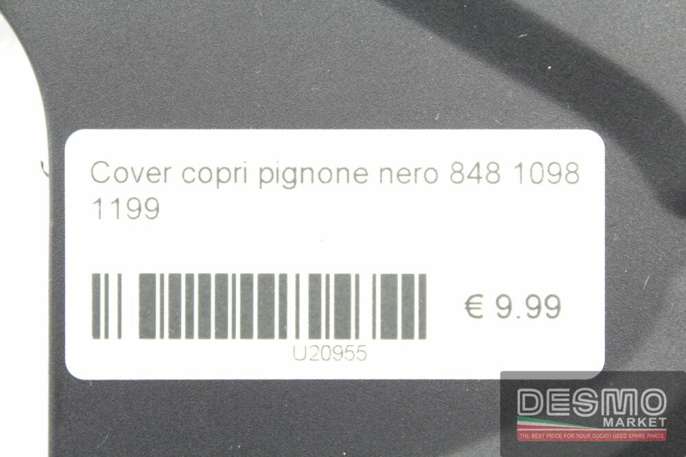 Cover copri pignone nero Ducati 848 1098 1198