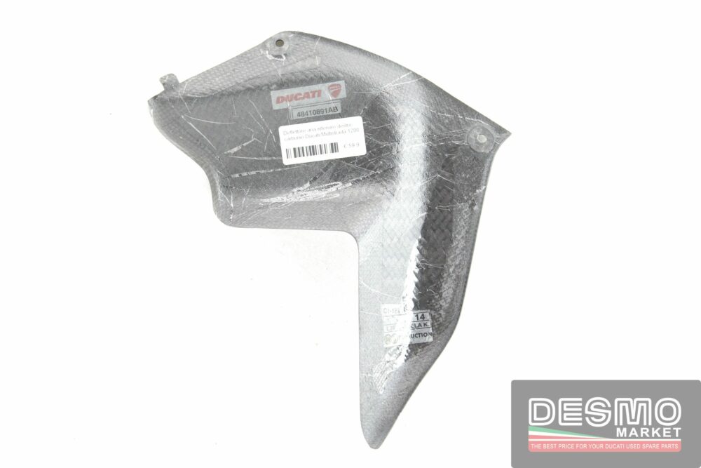 Deflettore aria inferiore destro carbonio Ducati Multistrada 1200