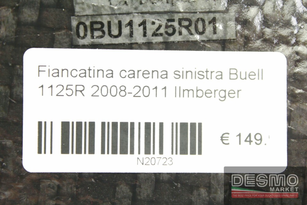 Fiancatina carena sinistra Buell 1125R 2008-2011 Ilmberger