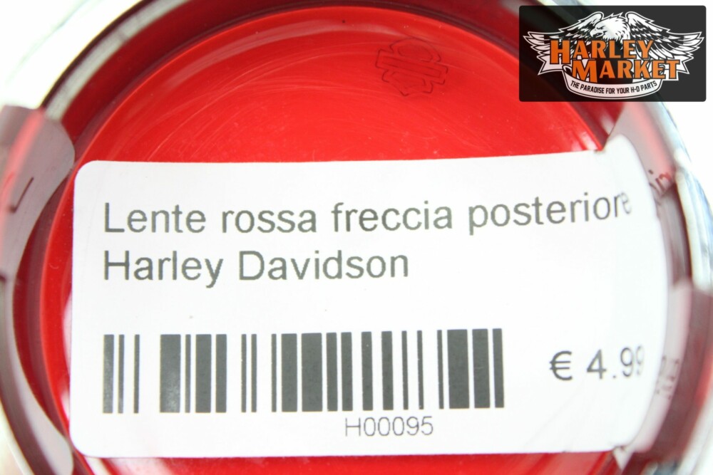 Lente rossa freccia posteriore Harley Davidson