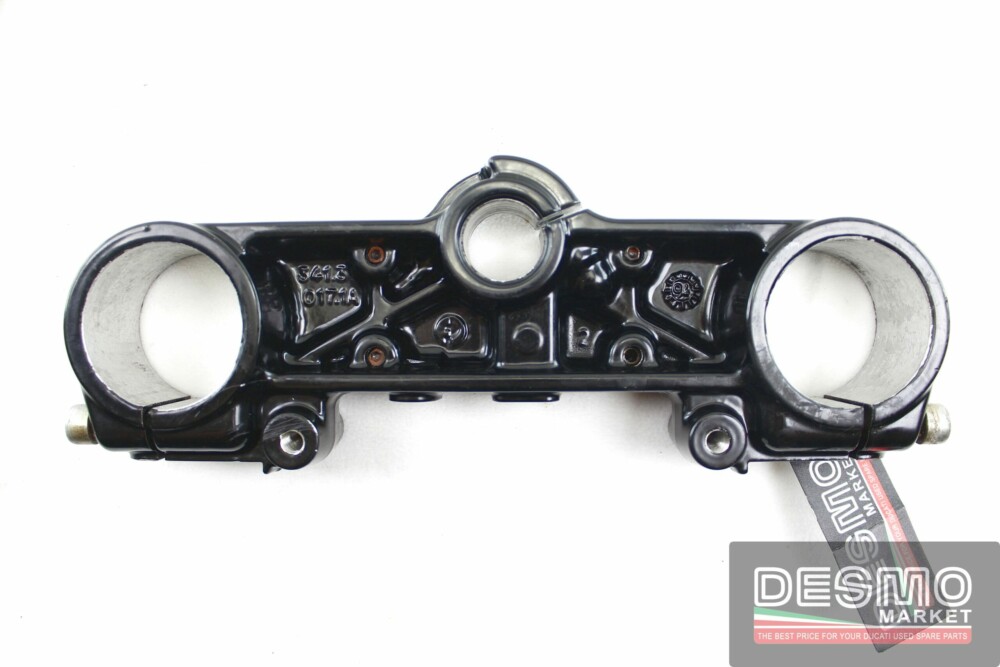 Piastra sterzo superiore nera Ducati Monster 600 750 900