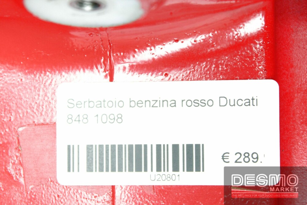 Serbatoio benzina rosso Ducati 848 1098