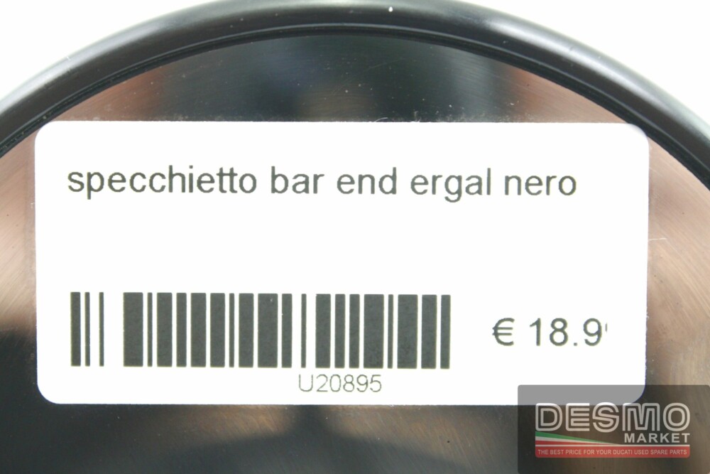 Specchietto bar end ergal nero Ducati