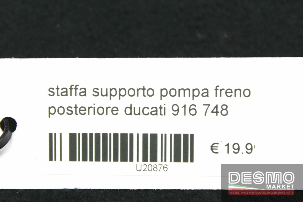 Staffa supporto pompa freno posteriore Ducati 916 748