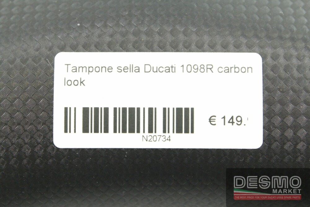 Tampone sella Ducati 1098R carbon look
