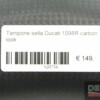 Tampone sella Ducati 1098R carbon look