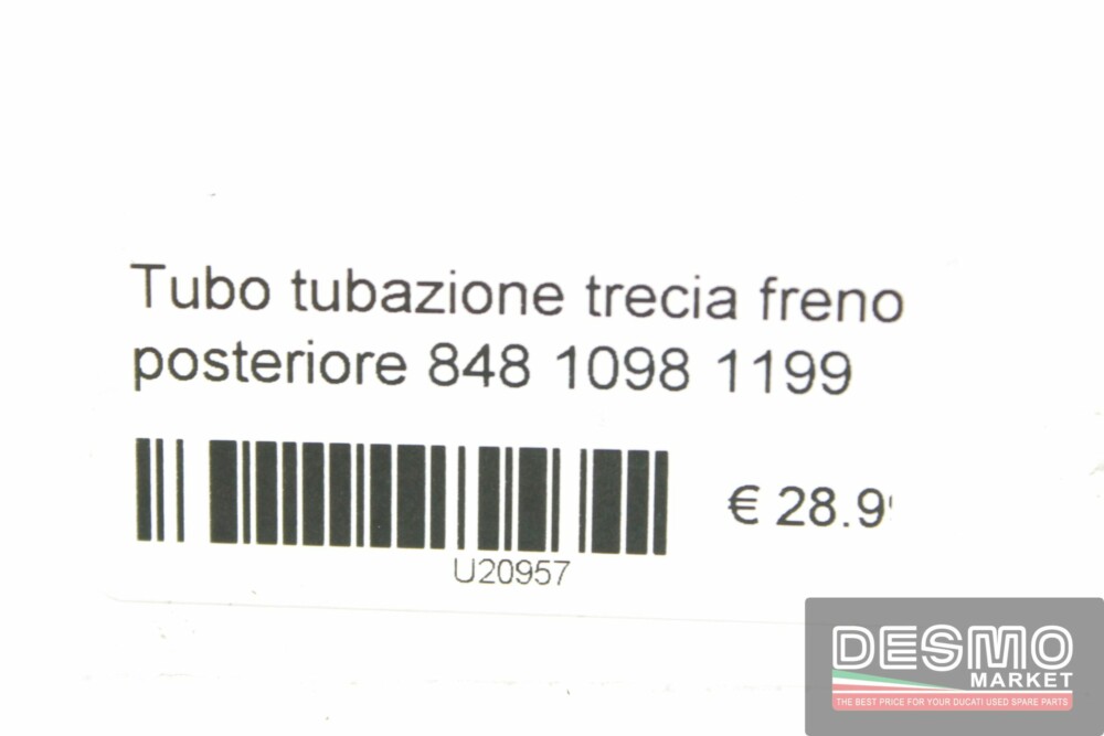 Tubo tubazione treccia freno posteriore 848 1098 1198