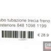 Tubo tubazione treccia freno posteriore 848 1098 1198