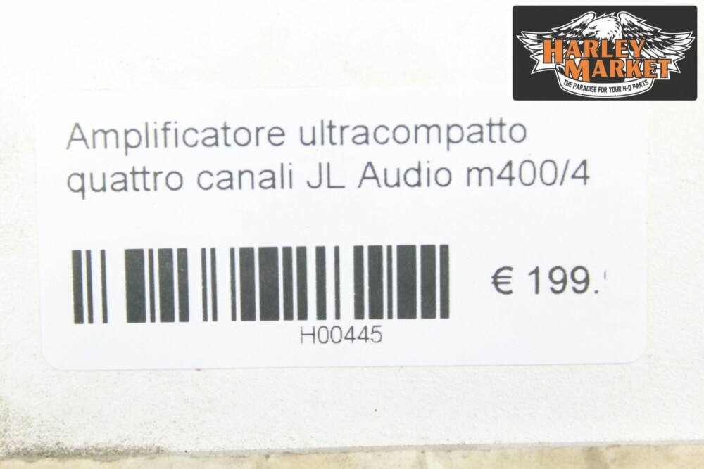 Amplificatore ultracompatto quattro canali JL Audio m400/4