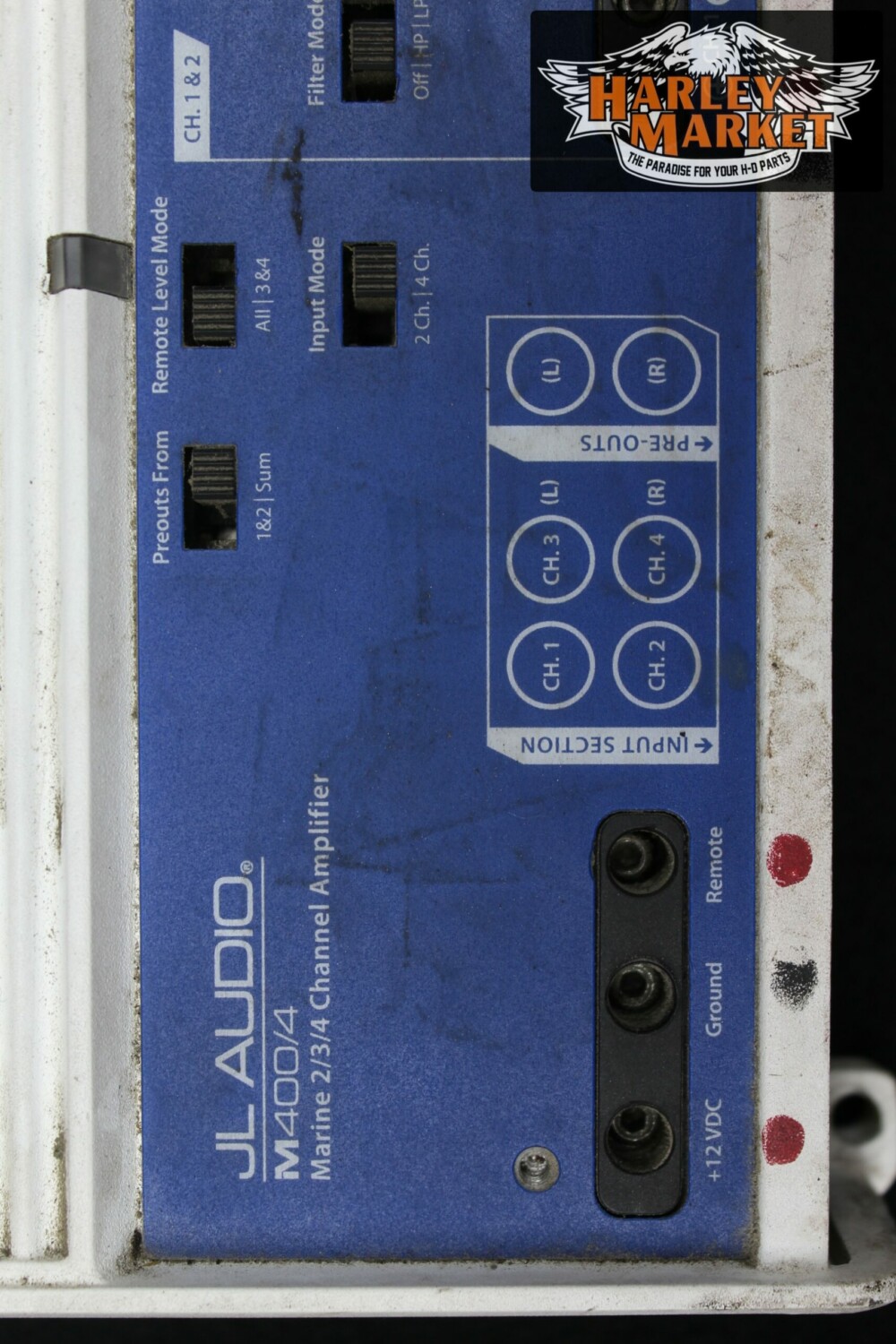 Amplificatore ultracompatto quattro canali JL Audio m400/4