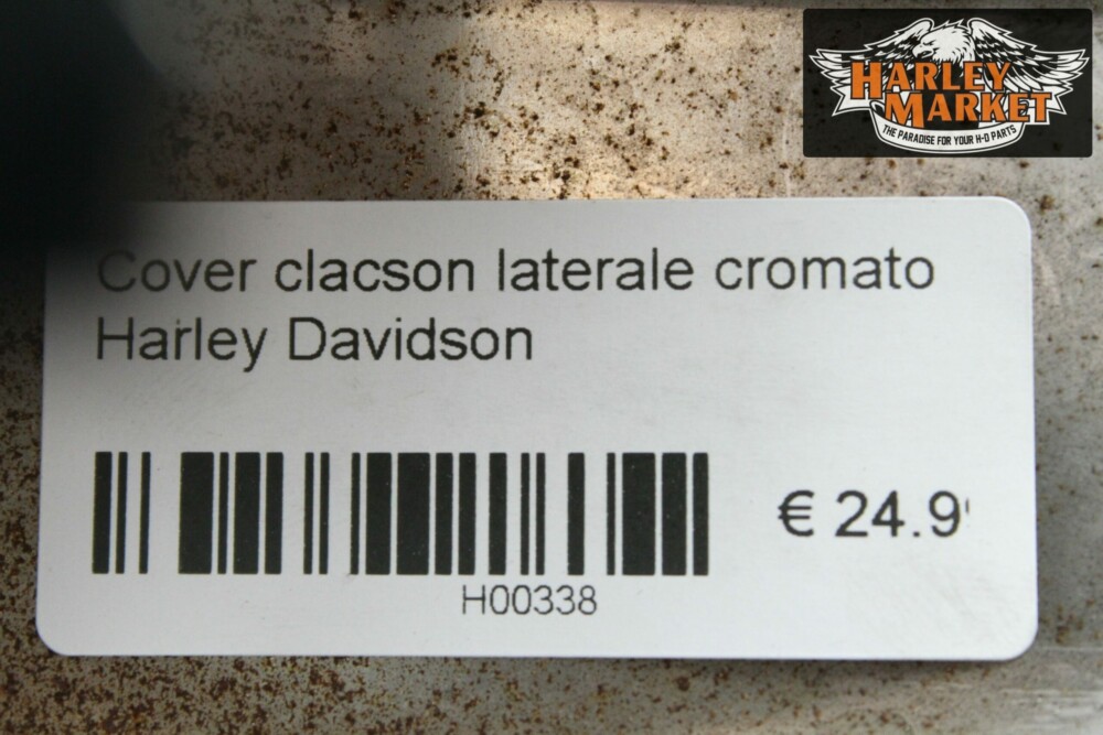 Cover clacson laterale cromato Harley Davidson