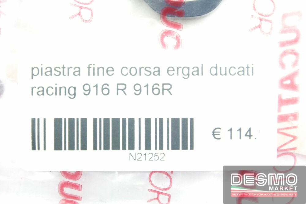 Piastra fine corsa ergal Ducati Racing 916 R 916R