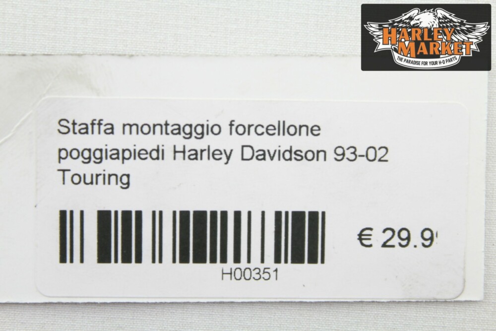 Staffa montaggio forcellone poggiapiedi Harley Davidson 93-02 Touring