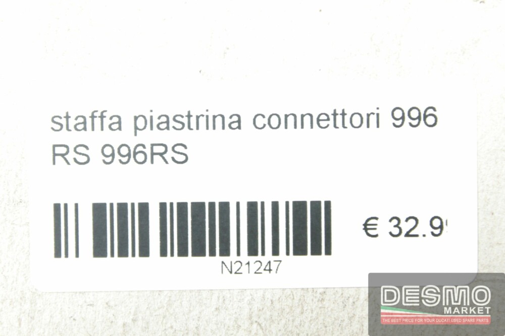 Staffa piastrina connettori 996 RS 996RS