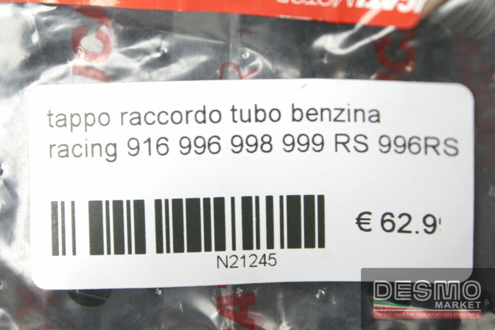 Tappo raccordo tubo benzina Racing 916 996 998 999 RS 996RS