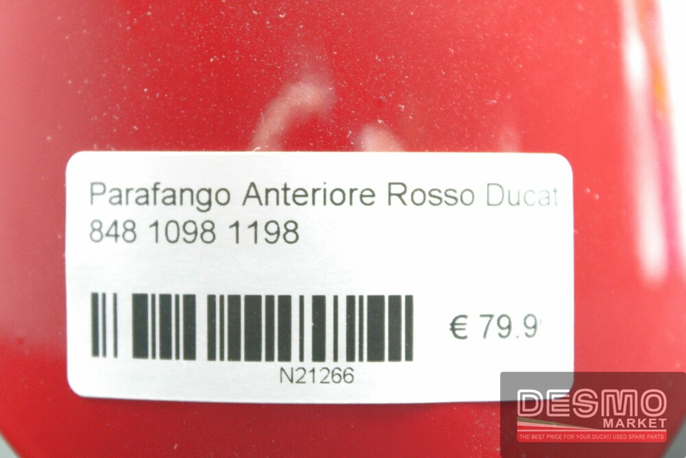 Parafango anteriore rosso Ducati 848 1098 1198