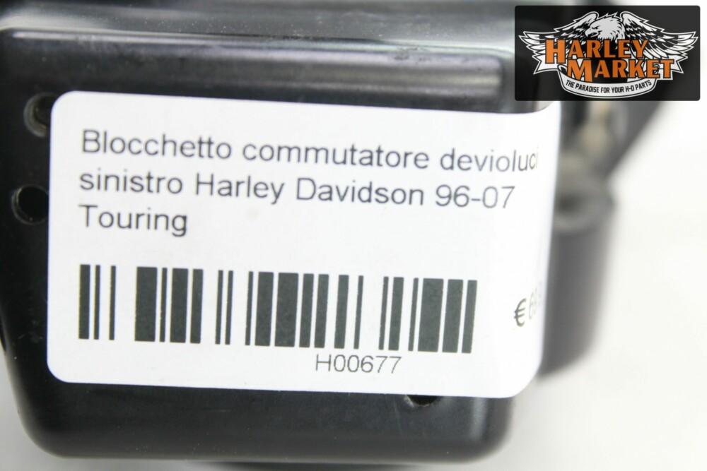 Blocchetto commutatore devioluci sinistro Harley Davidson 96-07 Touring