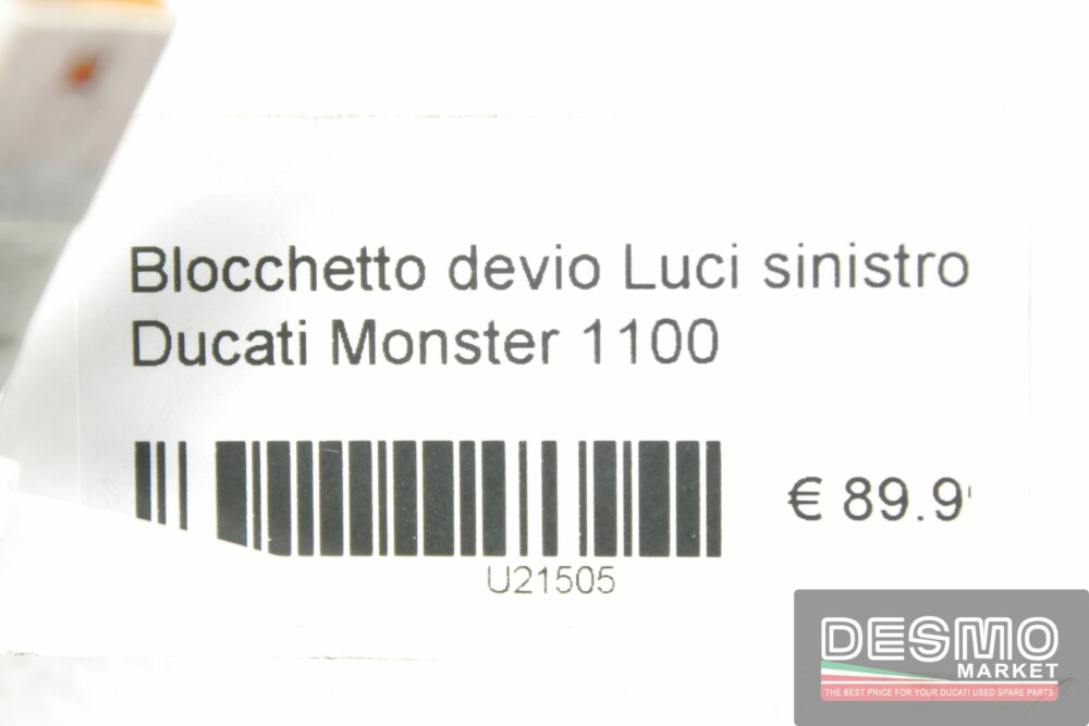 Blocchetto devio luci sinistro Ducati Monster 1100