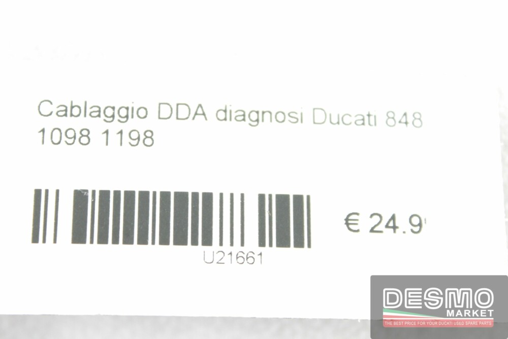 Cablaggio DDA diagnosi Ducati 848 1098 1198