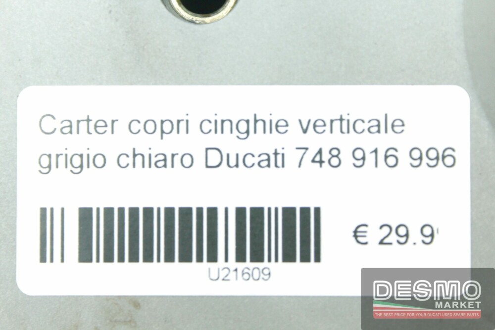 Carter copri cinghie verticale grigio chiaro Ducati 748 916 996