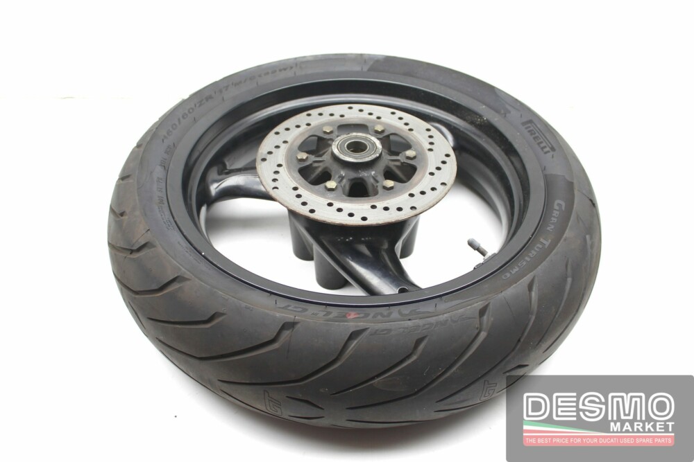 Cerchio ruota posteriore 3 razze nero 4,5×17 ducati monster supersport