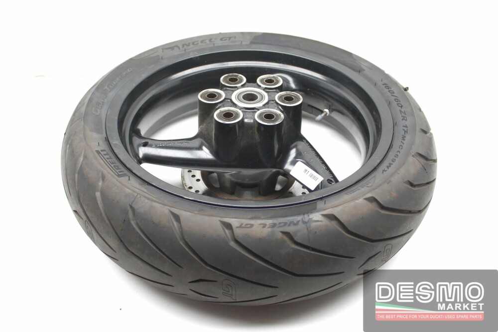 Cerchio ruota posteriore 3 razze nero 4,5×17 ducati monster supersport