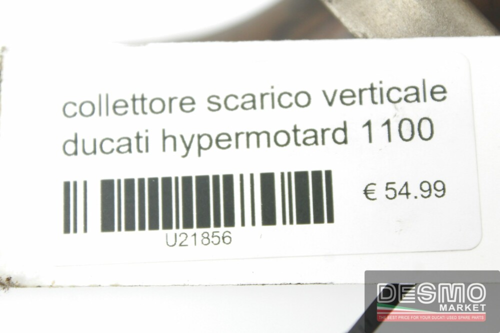 Collettore scarico verticale ducati hypermotard 1100