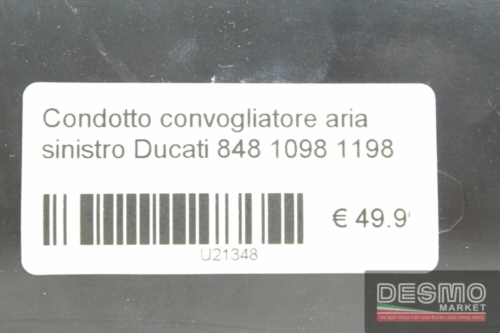 Condotto convogliatore aria sinistro Ducati 848 1098 1198