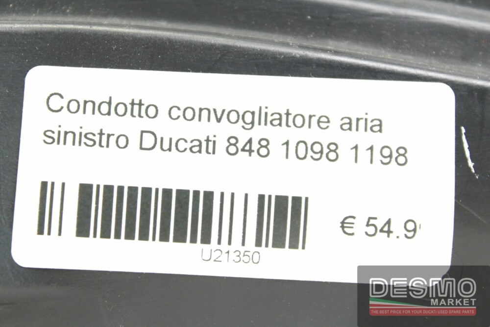Condotto convogliatore aria sinistro Ducati 848 1098 1198