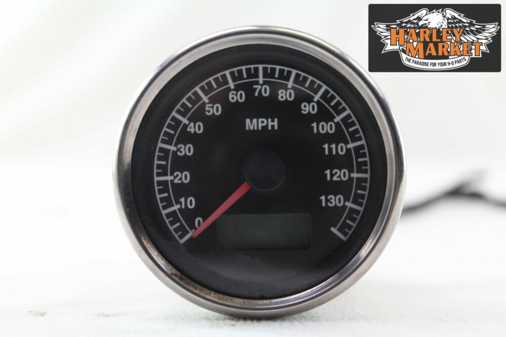 Chrome MPH speedometer backscale 140mph 65mm diameter
