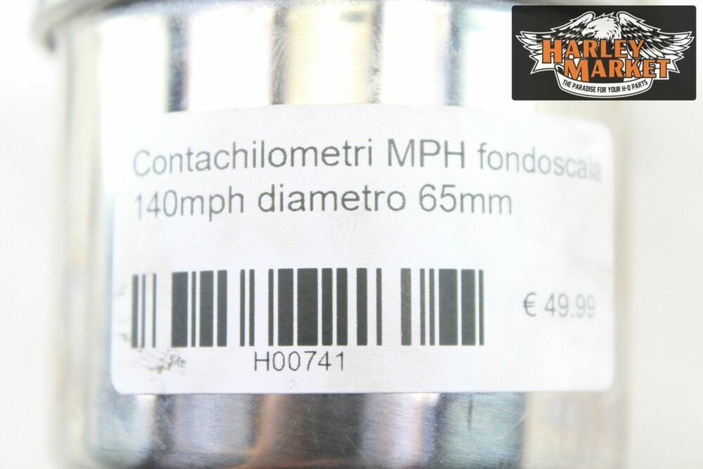 Contachilometri MPH fondoscala 140mph diametro 65mm