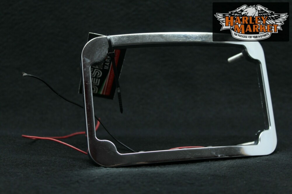 Small american license plate led frame Harley Davidson