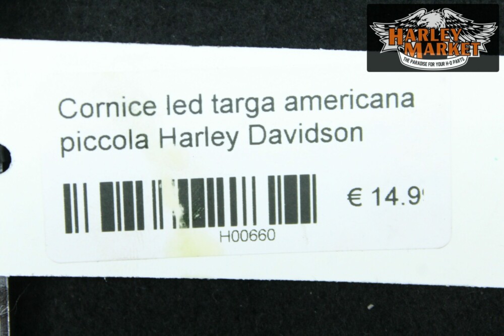 Cornice led targa americana piccola Harley Davidson