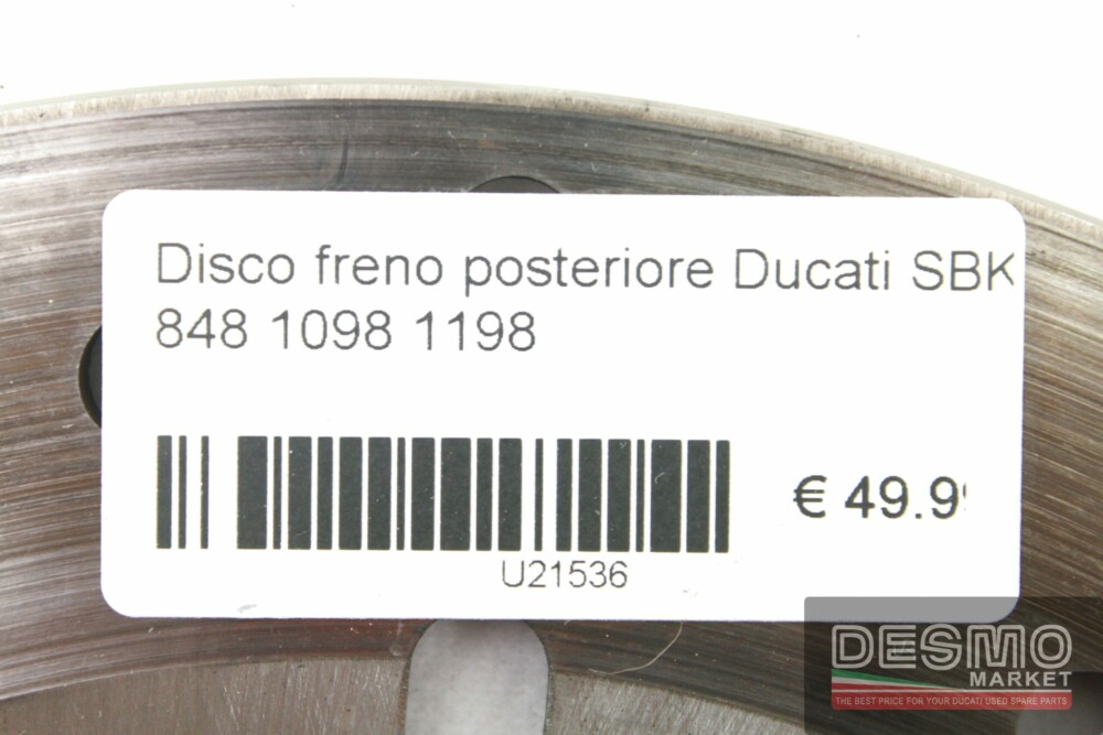 Disco freno posteriore Ducati SBK 848 1098 1198