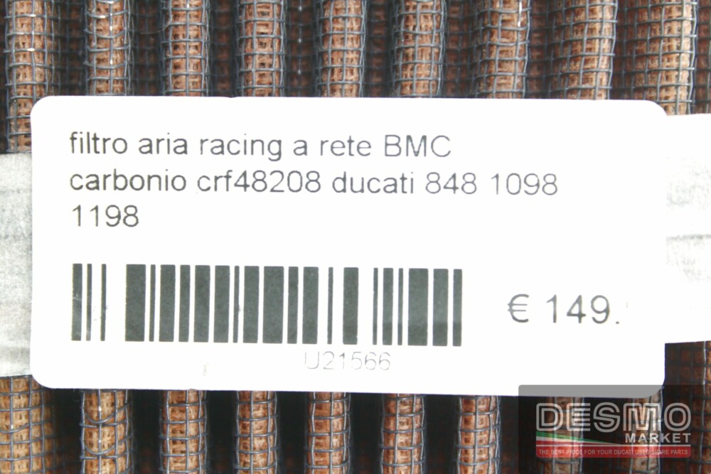 Filtro aria racing a rete BMC carbonio crf48208 Ducati 848 1098 1198
