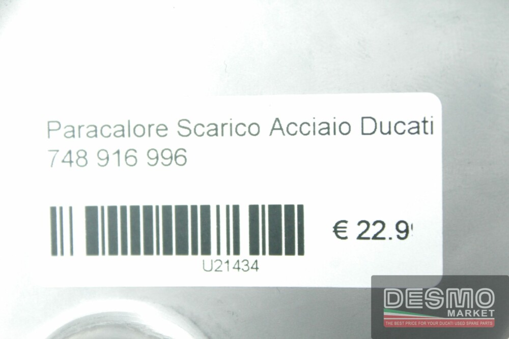 Paracalore scarico acciaio Ducati 748 916 996