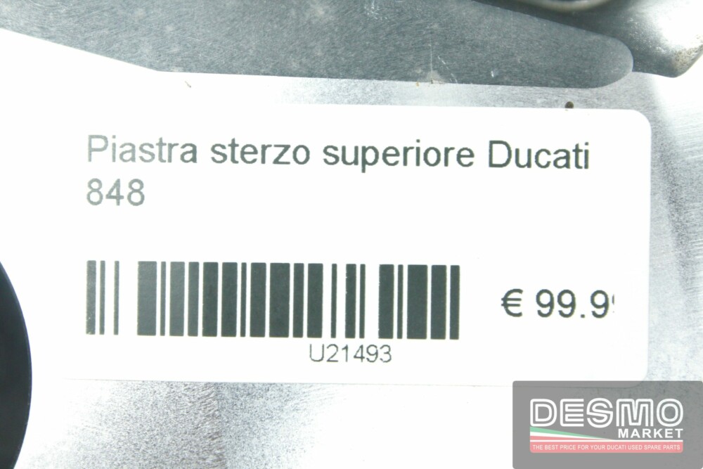 Piastra sterzo superiore Ducati 848