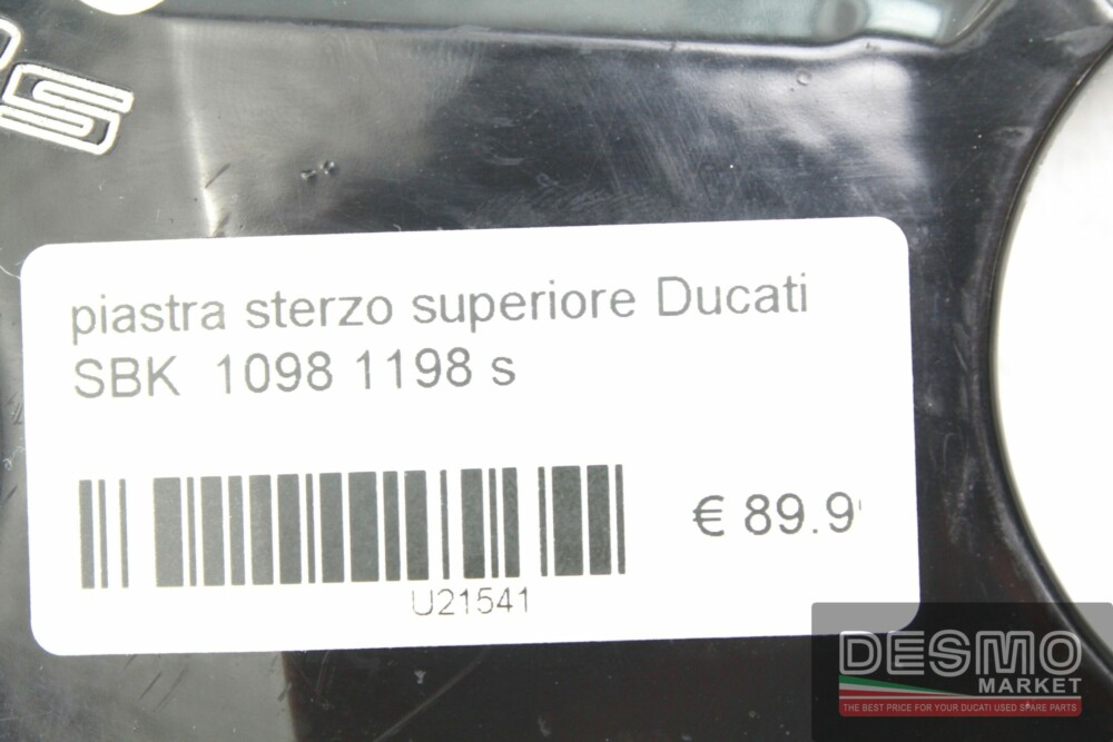 Piastra sterzo superiore Ducati SBK  1098 1198 s