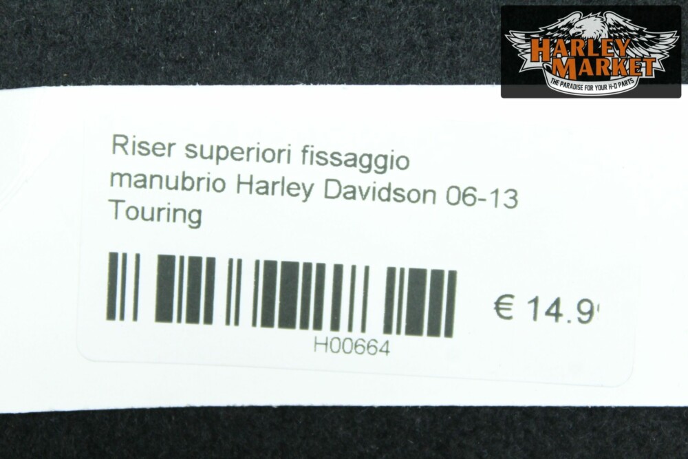 Riser superiori fissaggio manubrio Harley Davidson 06-13 Touring