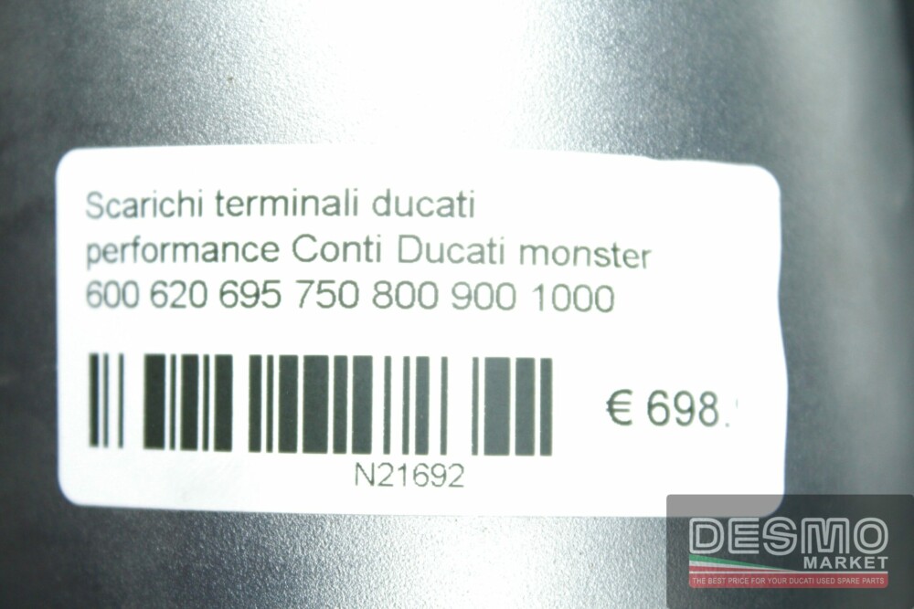 Scarichi terminali Conti Ducati monster 600 620 695 750 800 900 1000