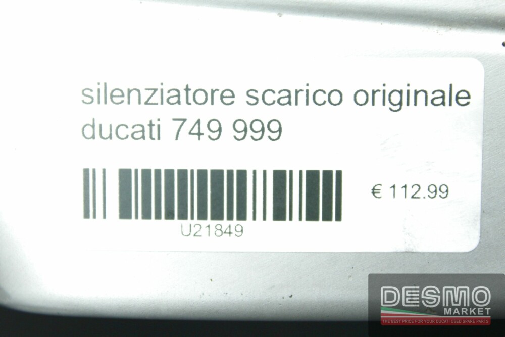 Silenziatore scarico originale ducati 749 999