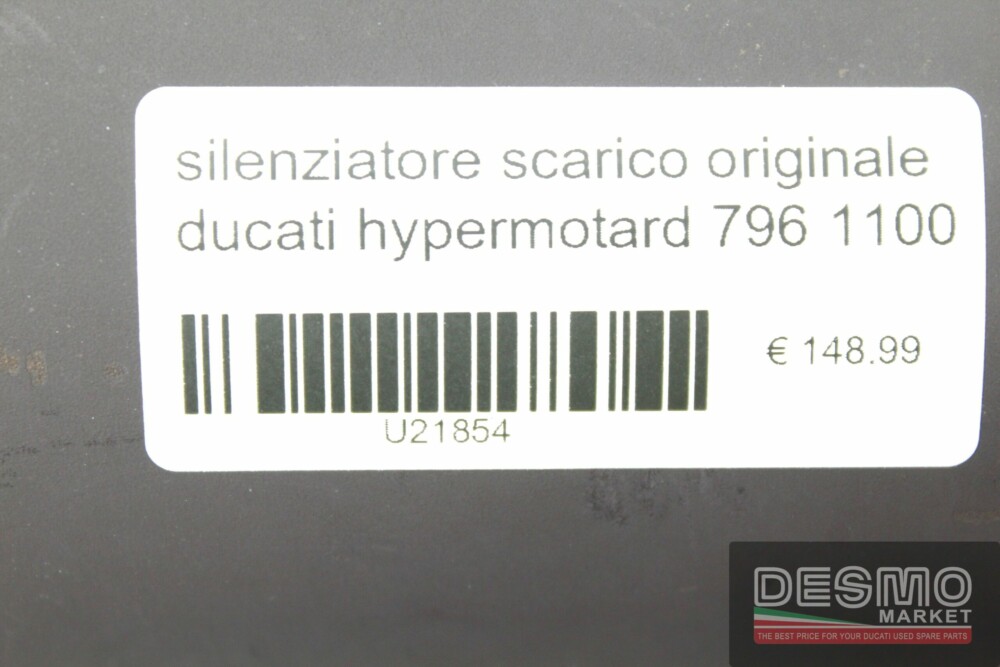 Silenziatore scarico originale ducati hypermotard 796 1100