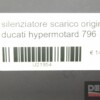 Silenziatore scarico originale ducati hypermotard 796 1100